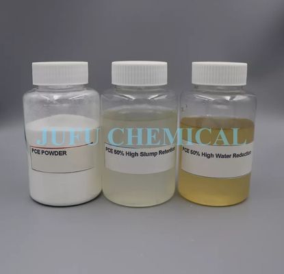 즉석 혼합 콘크리트 첨가제 폴리카르복실레이트 초가소제 Pce 50% 부진 보유